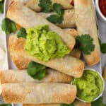Vegan Lentil Cauliflower Taquitos