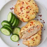 Air fryer tuna melt