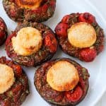 Air Fryer Stuffed Portobello Mushrooms
