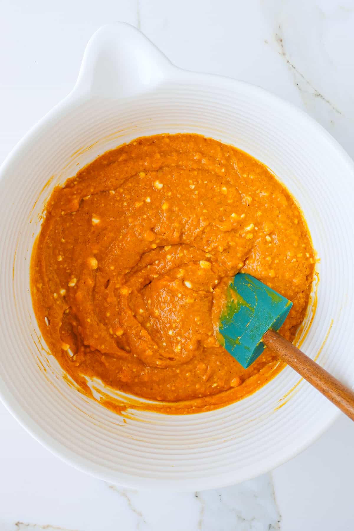 Ingredients combined in a bowl.