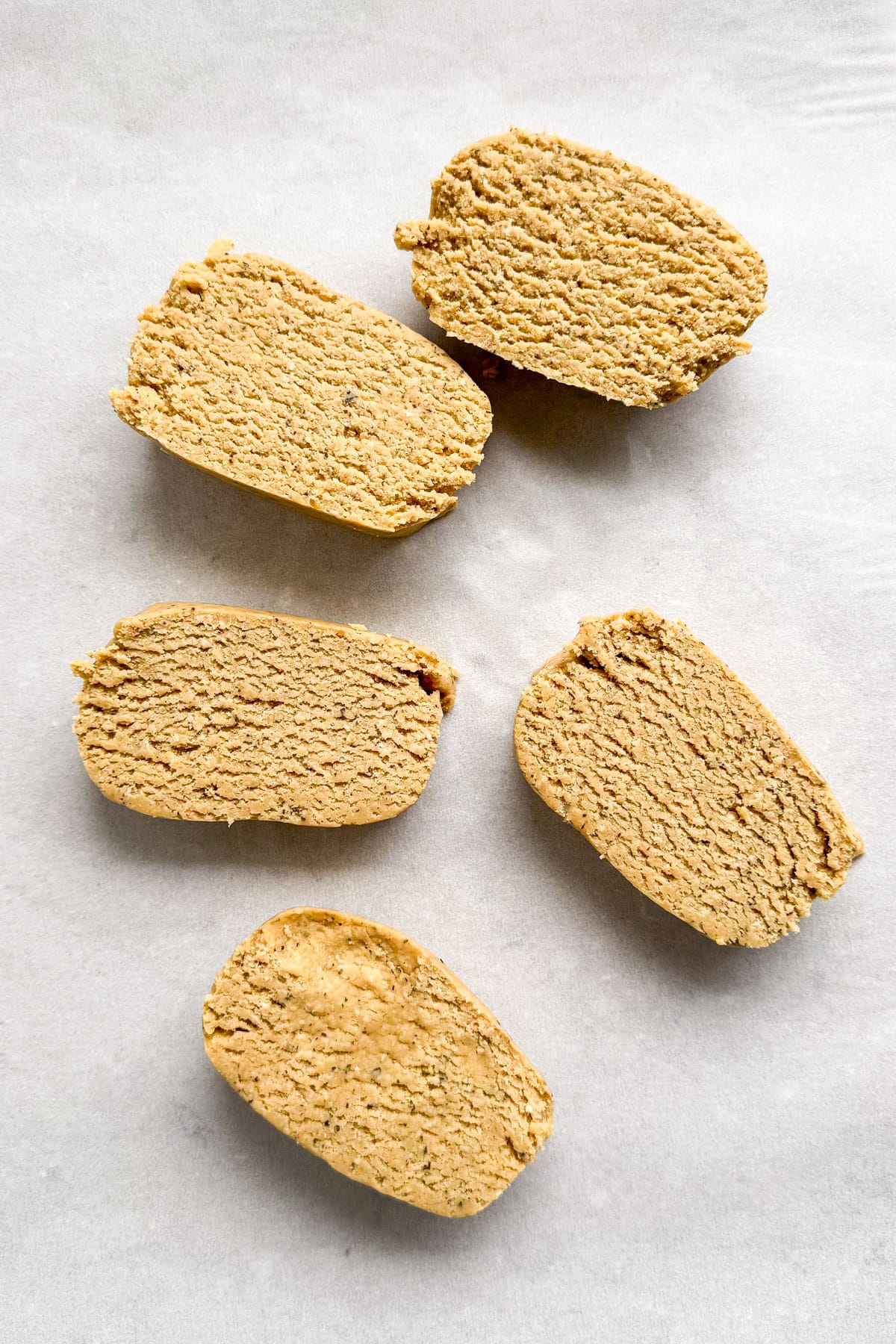 Chickpea cracker dough.